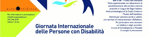 Domenica 1 dicembre - Giornata internazionale delle persone con disabilità